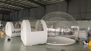 Tente à trois bulles en PVC grande tente de camping familiale de luxe personnalisée <span class=keywords><strong>maison</strong></span> pour tente extérieure - Product Image 6