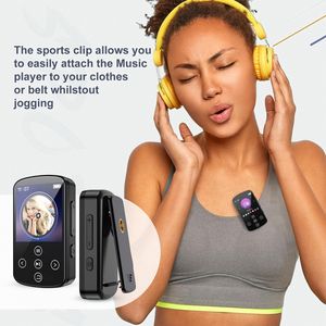 Nuevo diseño MP3 reproductor de música HIFI deportes Clip pantalla táctil <span class=keywords><strong>MP4</strong></span>, Memoria: 32GB (negro) - Product Image 4