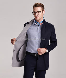 2016 Winter Korea Style <strong>Men</strong> Fashion Wool <strong>Pea</strong> <strong>Coat</strong> Woolen <strong>Coat</strong> - Product Image 6