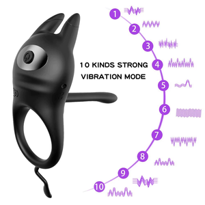 Anillo de Bloqueo para Compartir la Diversión, Herramientas de Ayuda para la Cama de Esposos, Juguetes Sexuales para Adultos, Control Remoto, Retraso de la Resonancia, Recargable por USB para Parejas - Product Image 2