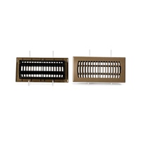 Grille de ventilation en plastique ABS courbée pour système de climatisation, 300x100mm