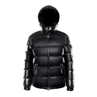 Veste matelassée en fausse fourrure brillante tendance, légère, isolée, col montant, streetwear pour homme, vêtements décontractés d'hiver