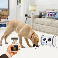 Vente en gros Robot Hibou intelligent Jouet interactif pour animaux de compagnie Caméra vidéo d'automatisation améliorée pour chat et chien Fournitures mobiles pour animaux de compagnie