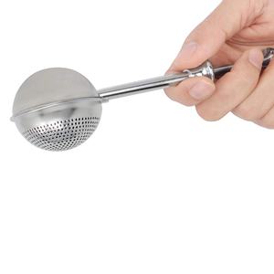 Opération à une Main 18/8 De Ramassage En Acier Inoxydable et Poussière Tamis À Farine Farine Plumeau Dépoussiérant Baguette pour Farine de Sucre et D'épices - Product Image 2