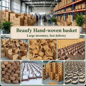 Built-in Handle Iron Frame <strong>Basket</strong> Storage Round Paper <strong>Rope</strong> Braiding Storage <strong>Baskets</strong> Rectangular Handwoven Wicker <strong>Baskets</strong> Storage - Product Image 6