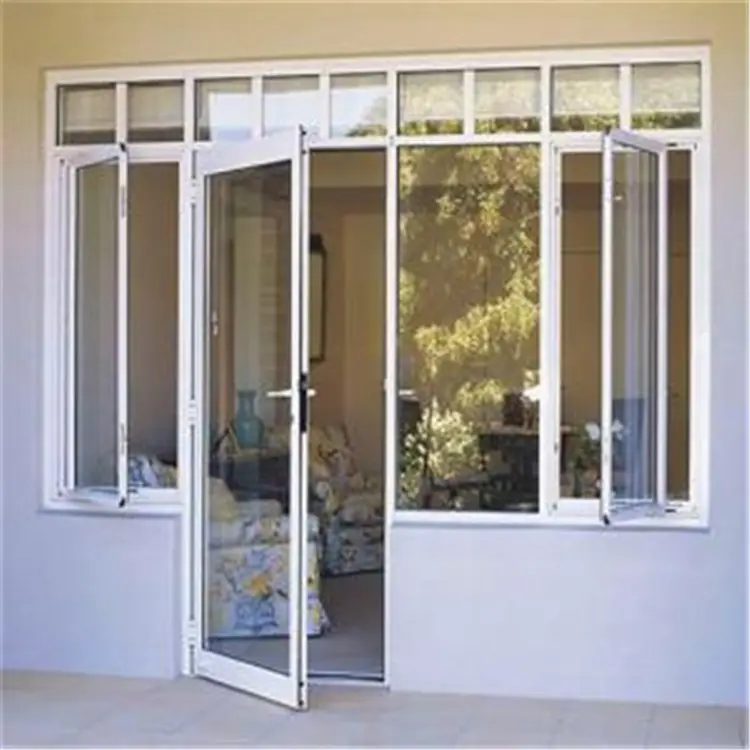 Interieur Thuis Enkele Leaf Pvc Deur Zonder Bottom Frame Upvc Openslaande Deur