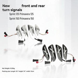 ไฟเลี้ยวหน้า-หลังแบบดัดแปลงสีดำ STJIAYE LED สำหรับ Primavera/Sprint <span class=keywords><strong>125</strong></span>/150 - คุณภาพสูง ติดตั้งง่าย รับประกัน 12 เดือน - Product Image 6