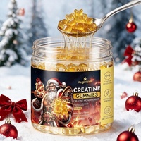 Gummies de créatine monohydrate, gummies mouillés et collants, et supplément de force musculaire, nutrition sportive, gummies mouillés pour hommes et femmes
