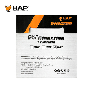 Lama circolare TCT per legno con foro da 20 mm, 160 mm x 60 denti, ampiamente utilizzata per seghe - Product Image 5