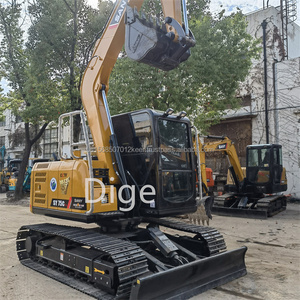 Excavadora de orugas hidráulica de 7,5 toneladas SANY SY75c 55C 55c usada barata, mini excavadora de orugas con motor y bomba - Product Image 3