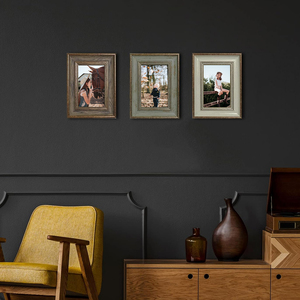 <span class=keywords><strong>3</strong></span> gói 4x6 inch trang trại mộc mạc hình ảnh Khung Bộ đau khổ trang trại nhựa khung với Tempered Glass cho Wall Mount hoặc ta - Product Image 5