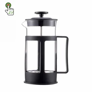 Prensa Frances du lịch cafetiere thép không gỉ pit tông đôi tường nhựa kính cắm trại cà phê xách tay Maker pháp Báo Chí