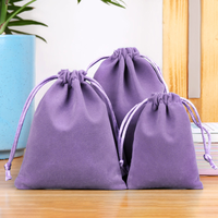 Sac de rangement en velours personnalisé de luxe et durable avec cordon de serrage pour accessoires de peinture au diamant, cadeaux pour la maison