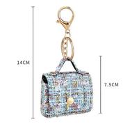 Sacs à main miniatures en cuir tendance, breloques de créateur, pendentifs, décorations, sacs de rangement, porte-monnaie, porte-clés, étuis pour écouteurs