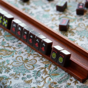 Jeu de Mahjong de Luxe Américain Standard 166 Tuiles Acrylique Bleu Clair Gravé <span class=keywords><strong>Joker</strong></span> Professionnel <span class=keywords><strong>Casino</strong></span> Jeux d'Hasard Marché Américain - Product Image 1