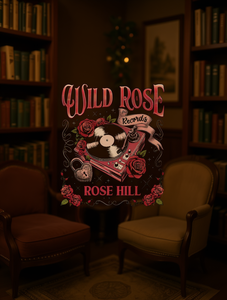 Elsie Silvery Merch Wild Rose <b>Records</b> Shirt Women's Short <b>Sleeve</b> Floral Printed T-Shirt Bookish Romance Novel Design - Product Image 2