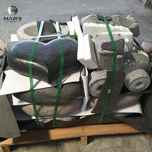 Новый дизайн 2021 г., надгробие из гранита для кремации домашних животных в форме сердца, детский камень - Product Image 6