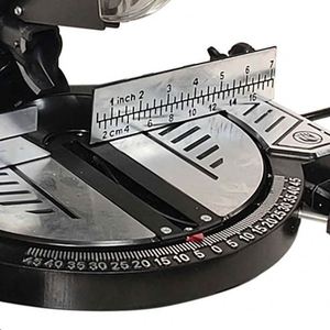 Bench Top Compound Miter <b>Saw</b> with Motor and Gear for Aluminium & Wood Cutting 60KW <b>Power</b> 110V/220V - Product Image 6