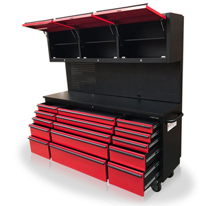 Jzd 72 "वर्कस्टेशन उपकरण छाती 15 दराज धातु उपकरण के साथ वर्कबेंच के लिए कैबिनेट - Product Image 3