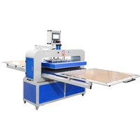 Presse à chaud semi-automatique double station grand format 1x2m pour sublimation de t-shirts et tapis de souris, directement de l'usine