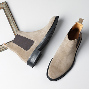 Luxury Casual Cowhide Business Formal Round-toe Metal Slip-on Wedding <b>Black</b> Loafer Men's <b>Shoes</b> - Product Image 5