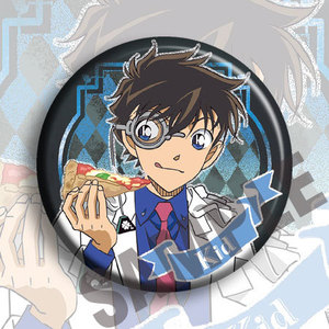 Badge en métal magnétique de 58 mm, fabriqué en usine, classique, détective <span class=keywords><strong>Conan</strong></span>, anime - Product Image 3