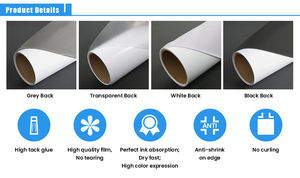 Longue durabilité extérieure 80mic 100mic <span class=keywords><strong>vinyle</strong></span> imprimable matériel impression <span class=keywords><strong>vinyle</strong></span> auto-<span class=keywords><strong>adhésif</strong></span> Vinilo Adesivo - Product Image 5