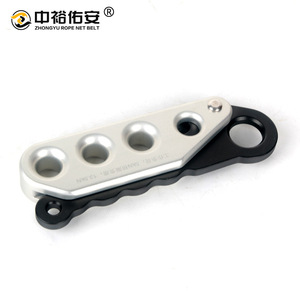 Zhongyu Rope Net <b>Belt</b> Hand-Controlled Descender 4-Hole Aluminum Alloy High-Altitude <b>Work</b> Safety Device - Product Image 1