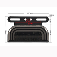 Nouvelle Feu de gabarit latéral LED dynamique séquentiel 12V 24V pour camion, Feu de bienvenue au sol, Feu de dégagement latéral pour semi-remorque