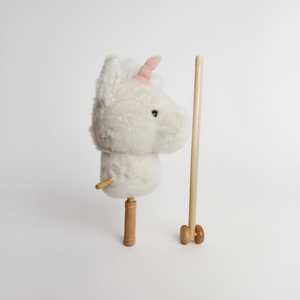 Nuevo Caballo de Juguete Desmontable con Forma de Unicornio Blanco, Accesorio para Actuaciones Infantiles - Product Image 4