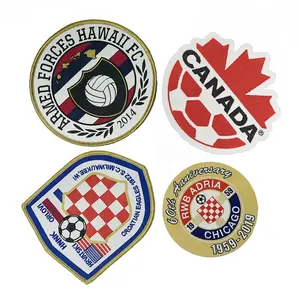 Custom Sew on Football Teams Badges Sports Badge