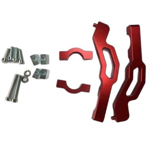 Soporte de Protección de Barra Recta para Moto de Nieve Polaris Axys, Marco de Acero Plateado, Rojo, Azul, Negro para Modificación de Automóviles - Product Image 5