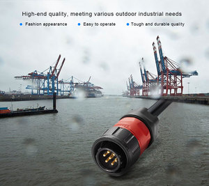 Cnlinko <span class=keywords><strong>3</strong></span> pin kết nối không thấm nước Cáp Cắm Điện Xoay XLR nối <span class=keywords><strong>3</strong></span> Pin điện thiết bị đầu cuối kết nối - Product Image 5