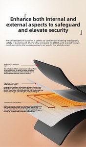 X144 Venta al por mayor de fábrica: Tapete calefactor eléctrico impermeable de 20*10 pulgadas para <span class=keywords><strong>cultivo</strong></span> de plántulas y suministros de jardinería - Product Image 5