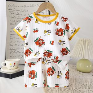 NOVEDAD <span class=keywords><strong>DE</strong></span> VERANO 2025, <span class=keywords><strong>ropa</strong></span> informal para niños, conjunto <span class=keywords><strong>de</strong></span> pantalones cortos <span class=keywords><strong>de</strong></span> manga corta <span class=keywords><strong>de</strong></span> <span class=keywords><strong>algodón</strong></span> para niños y niñas, camiseta para bebé, venta al por mayor <span class=keywords><strong>de</strong></span> <span class=keywords><strong>algodón</strong></span> 100% - Product Image 6