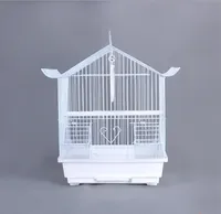 Vente en gros de cage de nid d'élevage d'oiseaux en fil de fer en acier inoxydable pinsons perroquets application de lapin en métal accessoire pour animaux