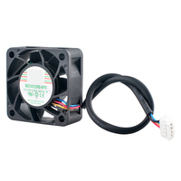 Ventilateur de refroidissement axial haute vitesse ANCHAOPU MGT4012WB-W15 4cm à double roulement à billes 40mm DC12V 0.70A 4 broches en plastique pour alimentation CPU
