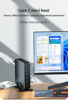 WUXIN New MiniPC Dual Band WiFi6 BT5.2 DDR5 16GB 512GB Desktop Gaming Computer