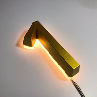 Enseigne personnalisée en lettres 3D rétroéclairées, enseigne en acrylique, enseigne commerciale, logo, signalétique extérieure, enseignes lumineuses à LED