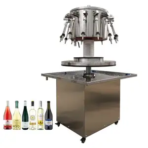 Glass Bottle Liquid Filling machine 12/14/18 Heads Semi Automatic wine filling machine wine filler