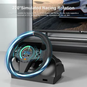 <span class=keywords><strong>Volant</strong></span> de jeu de simulation de course avec pédales linéaires 270° USB pour PC/PS3/PS4/Xbox One - Product Image 3
