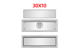 Pelat Saringan Air Linear Stainless Steel Modern untuk Dapur, Kamar Mandi, Hotel, Saluran Pembuangan Lantai, Pasokan Pabrik - Product Image 4