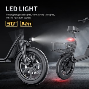 <span class=keywords><strong>AOVO</strong></span> Pro 450w 42v ES14 Patinete Eléctrico para Adultos, Scooter Eléctrico Puro y Bicicleta, Almacén UE/Reino Unido/Polonia - Product Image 6