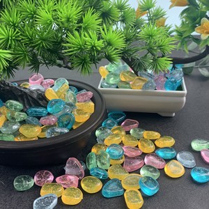 Pierre Lumineuse Étoilée pour <span class=keywords><strong>Jardin</strong></span> Aquarium Décoration Paysagère Pierre Horticole Cour Galet Lumineux Pierre Phosphorescente - Product Image 2