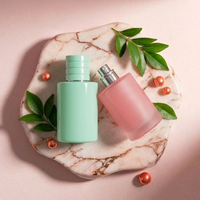 Flacon de parfum en verre de luxe personnalisable Anding, cylindrique, vide, 50 ml, 100 ml, avec pompe, Botella De Perfume