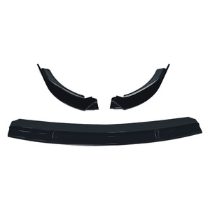 Divisor Delantero de 3 Secciones para Mercedes-Benz CLA Sport Edition W118, Negro Brillante, ABS, Deflector para Auto - Product Image 3