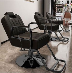 Silla de peluquero de gama alta para equipos de estilismo de peluquería con plataforma de elevación para corte de pelo Perm Dye Lounge - Product Image 1