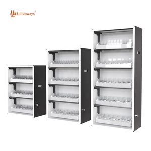 Tùy chỉnh <span class=keywords><strong>3</strong></span> lớp LED Showcase hiển thị tủ ABS nhựa nhiều màu thuốc lá hiển thị trường hợp cho thuốc lá khói cửa hàng - Product Image 3