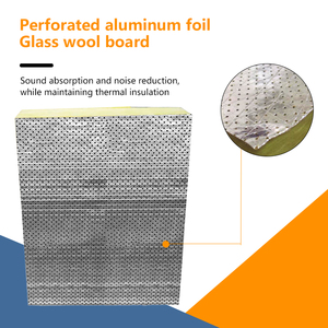 Lámina de Aluminio Perforada Moderna con Lana de Vidrio para Aislamiento Térmico y Acústico, Barrera de Vapor para Ductos HVAC, Ecológica y Resistente al Fuego - Product Image 2