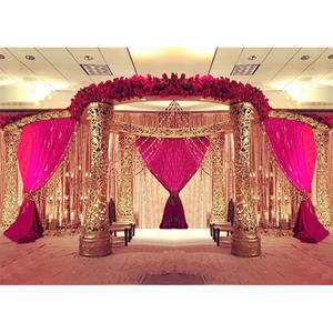 Elegancia Delizio Pilar Boda Mandap Florida Última Fibra Tallada Mandapam Venta Caliente Mejor Precio Shaadi Ka Mandap DST Exports - Product Image 1